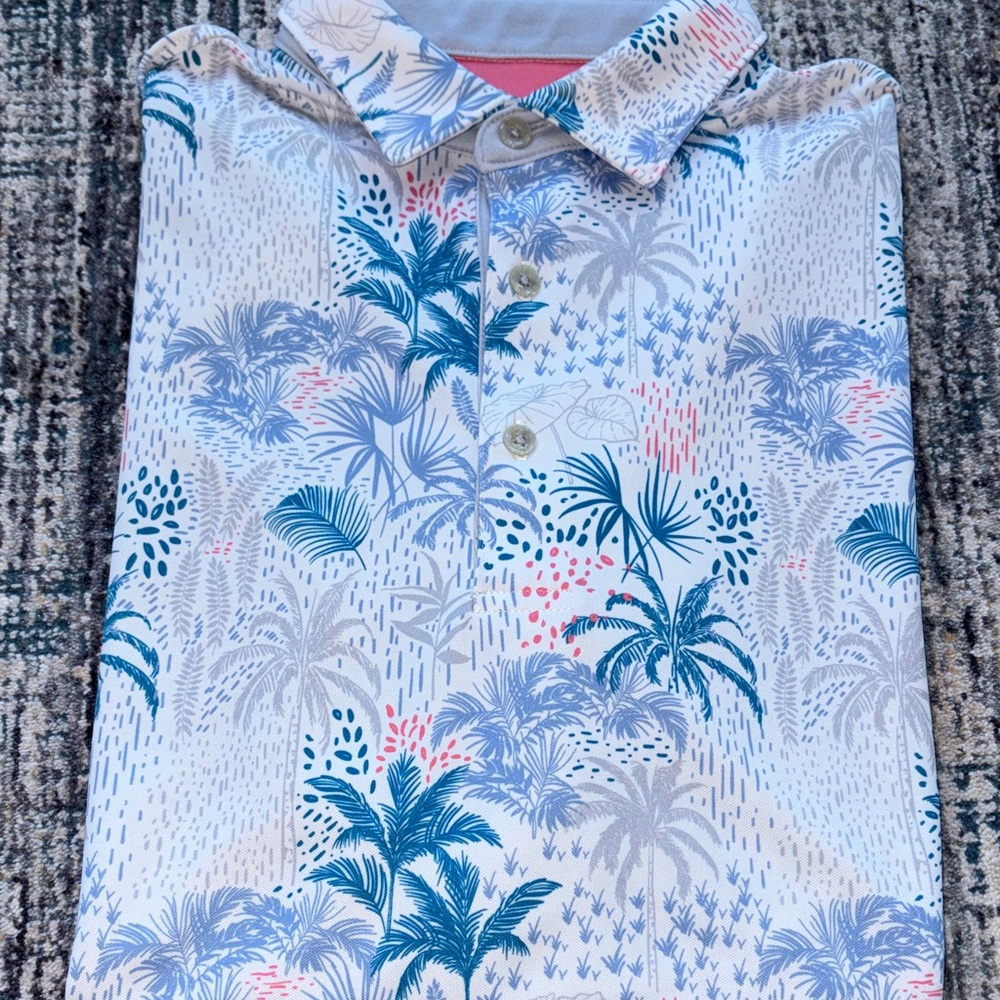 Bermuda Sands Tropical Men's Golf Polo (medium)